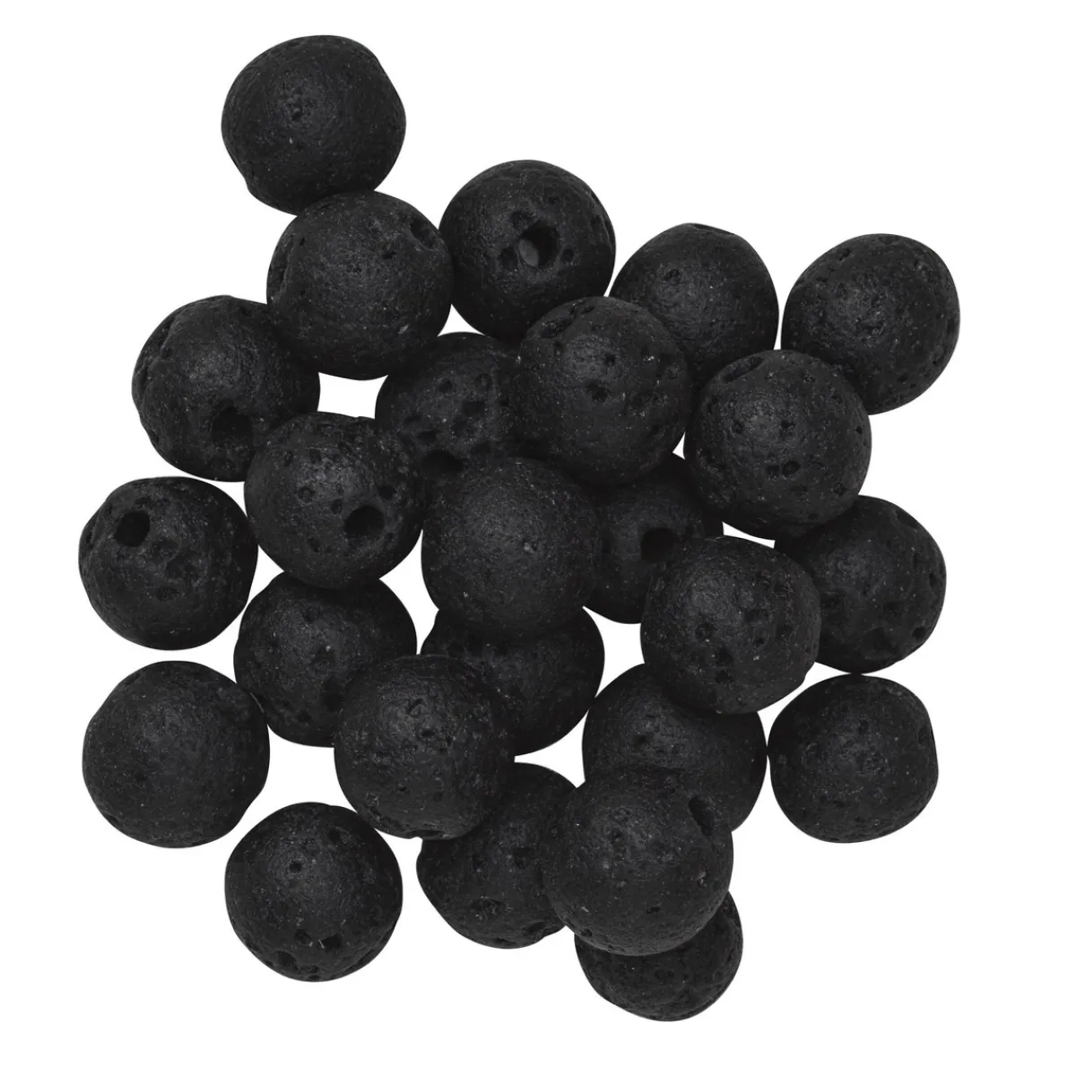 Panduro Jewellery Naturliga lavapärlor av 100% lava 8 mm 25 st
