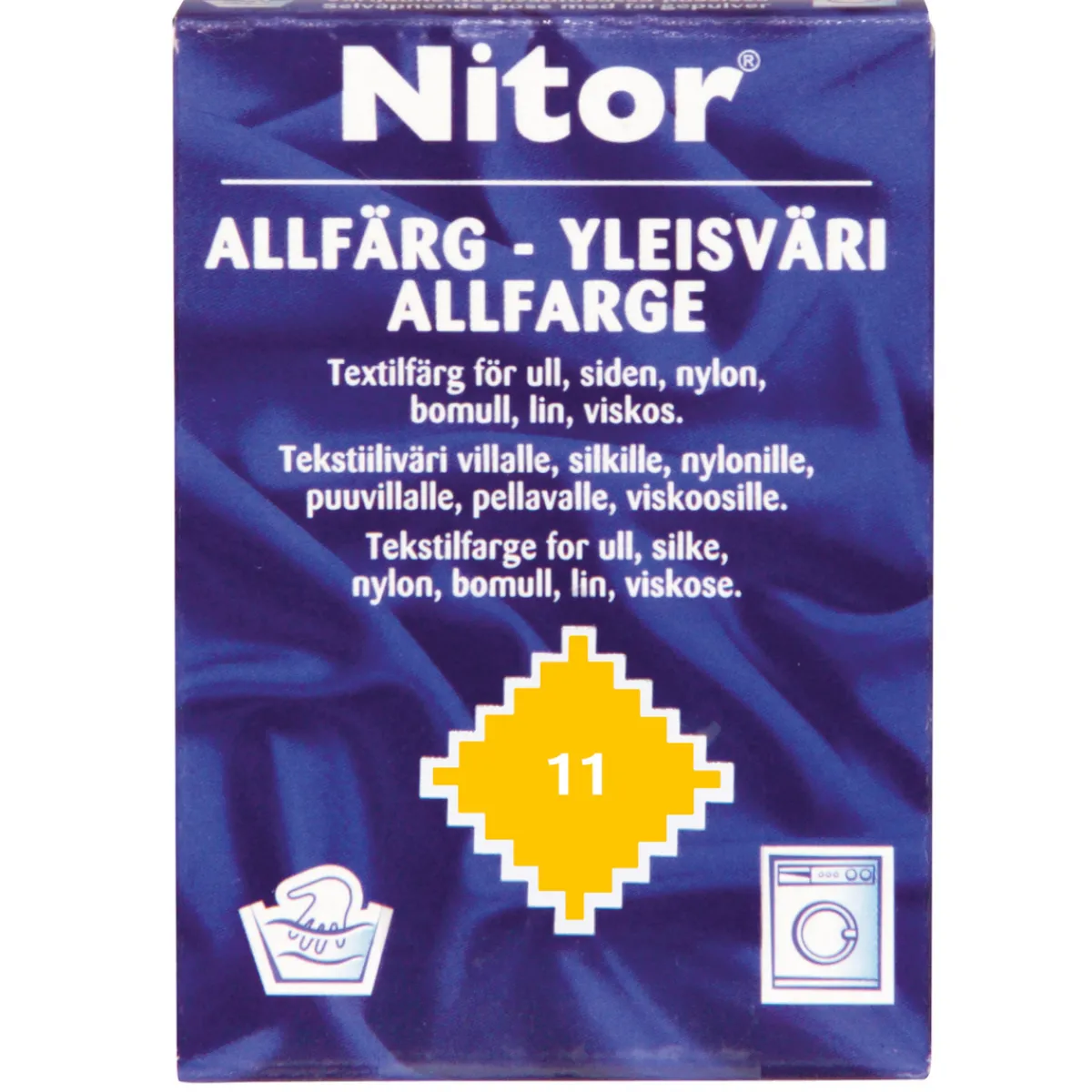 Nitor Allfärg 11 Gul | Textilfärger