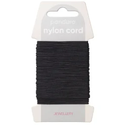 Panduro Jewellery Nylontråd 0,5 mm svart 40 m