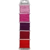 Panduro Jewellery Nylontråd 5x10m 1mm rosa/röd