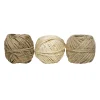 Panduro Hobby 3 olika nystan med snöre direkt från naturen – hampa (30 m), sisal (30 m) och lin (55 m)