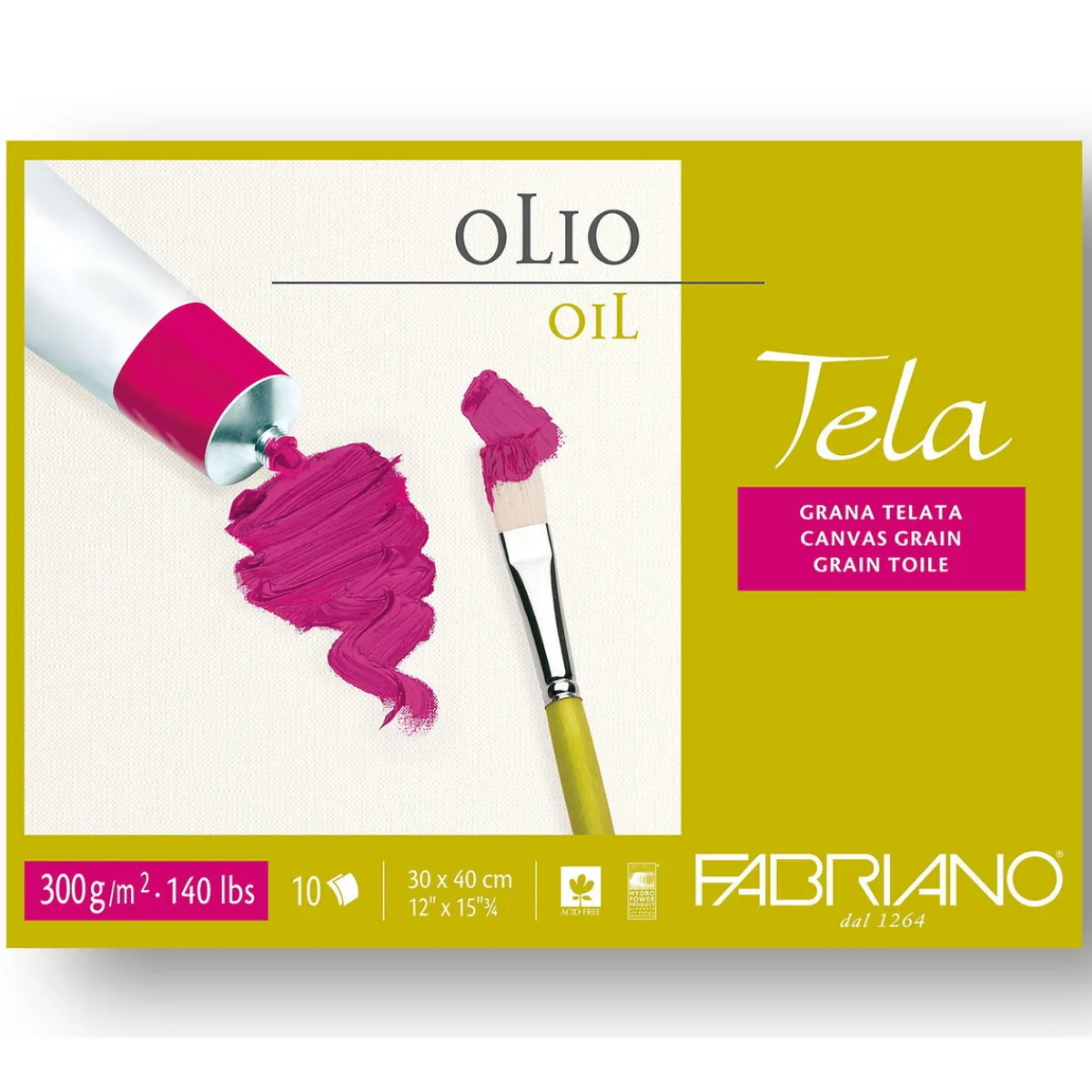 Fabriano Oljeblock Tela 300g 30x40cm | Block