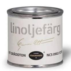 Ottosson Färgmakeri Ottossons Färgmakeri linoljefärg 100 ml, Vit Gräddton 0902-Y25R | Möbelfärger Utomhus