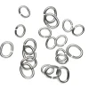 Panduro Jewellery Ovala ringöglor mix 20-pack silverfärg – 3×4 mm & 5×6 mm, 10 av varje