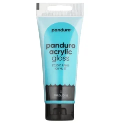 Panduro Acrylic akrylfärg, blank 100 ml – Turquoise | Akrylfärger