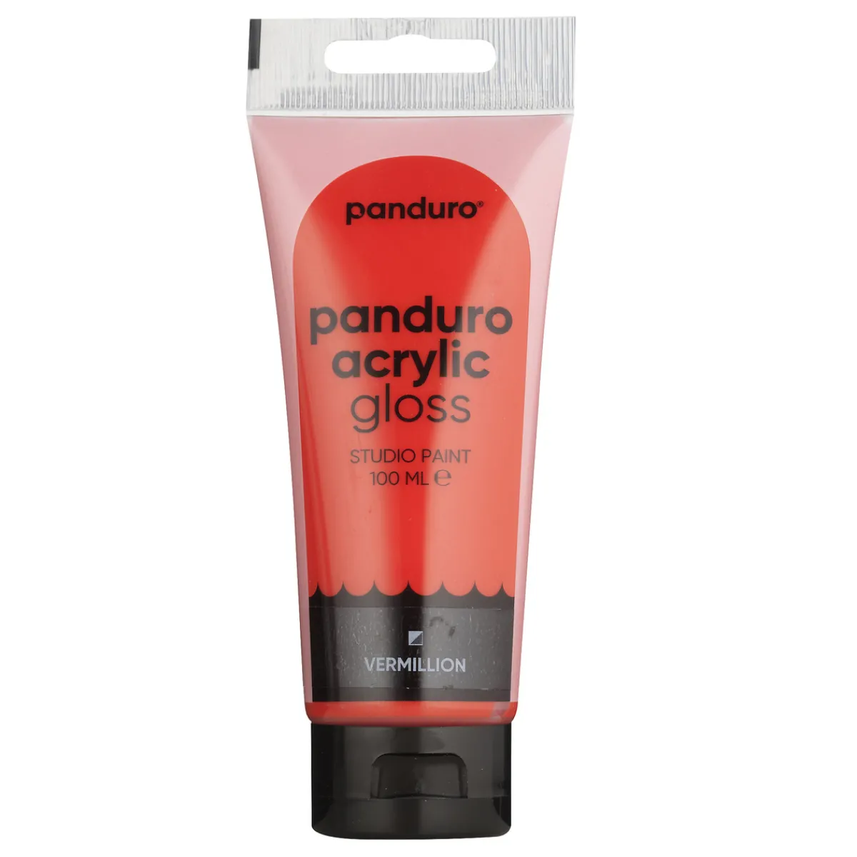 Panduro Acrylic akrylfärg, blank 100 ml – Vermillion | Akrylfärger
