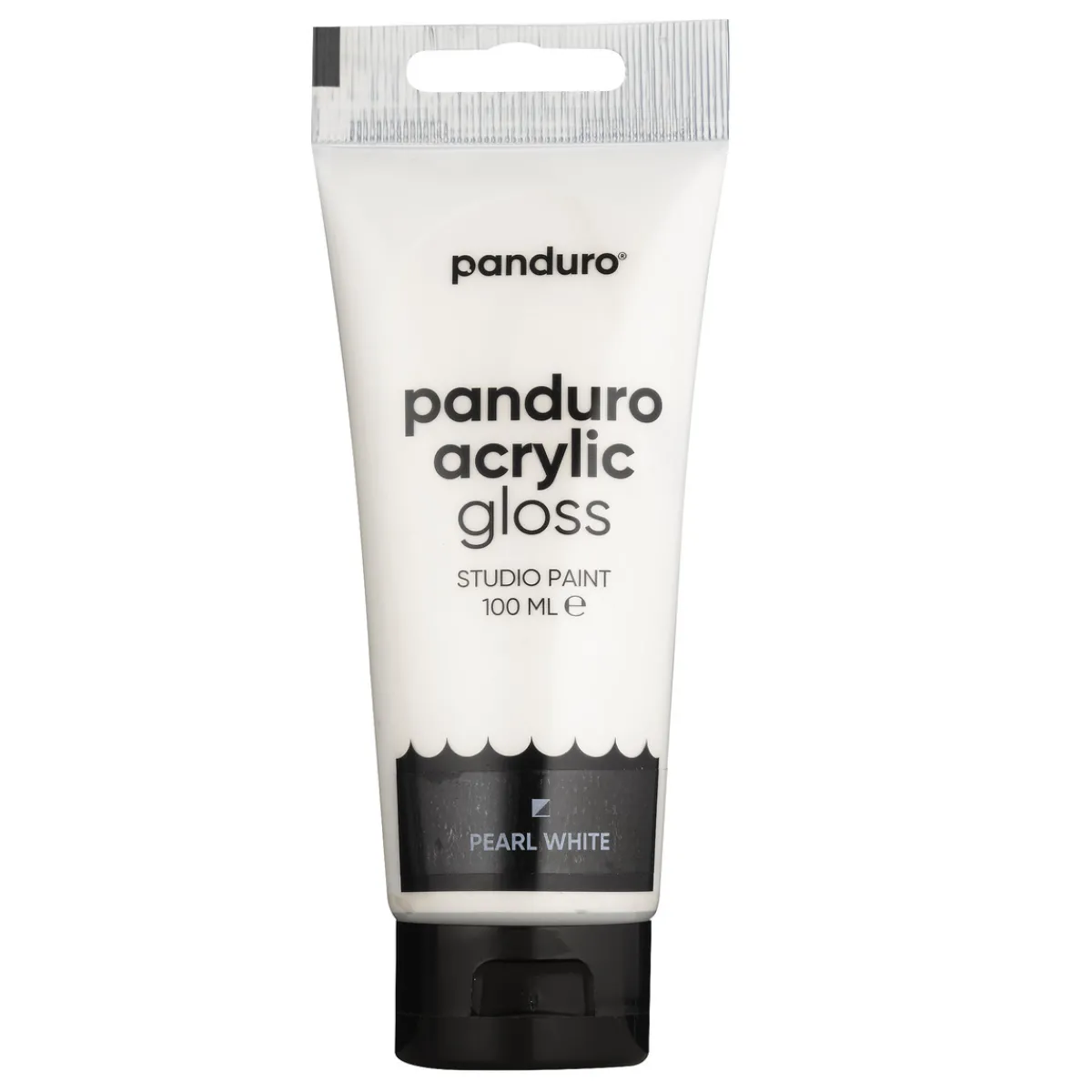 Panduro Acrylic akrylfärg, blank 100 ml – Pearl white | Akrylfärger