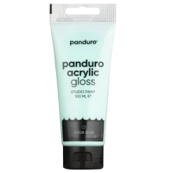 Panduro Acrylic akrylfärg, blank 100 ml – Aqua blue | Akrylfärger