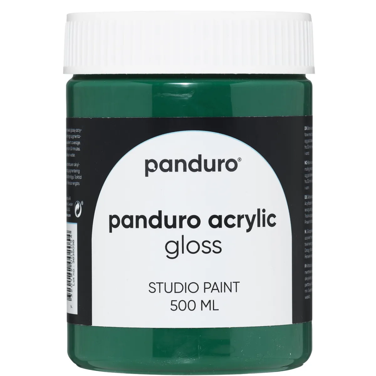 Panduro Acrylic Gloss blank akrylfärg 500 ml Emerald green