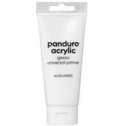 Panduro Acrylic medium gesso, 100 ml täckande vit grundfärg | Målarmedier