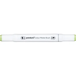 Panduro Colour Marker Brush, penselspets & snedskuren spets – Pale green 59 | Tuschpennor & Markers