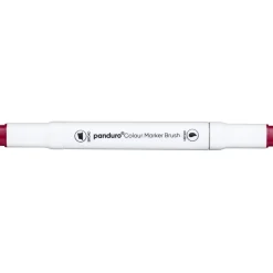 Panduro Colour Marker Brush, penselspets & snedskuren spets – Rose red 3 | Tuschpennor & Markers