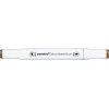 Panduro Colour Marker Brush, penselspets & snedskuren spets – Raw umber 102 | Tuschpennor & Markers