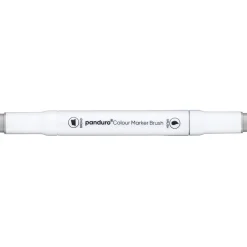 Panduro Colour Marker Brush, penselspets & snedskuren spets – Warm grey 3 WG1