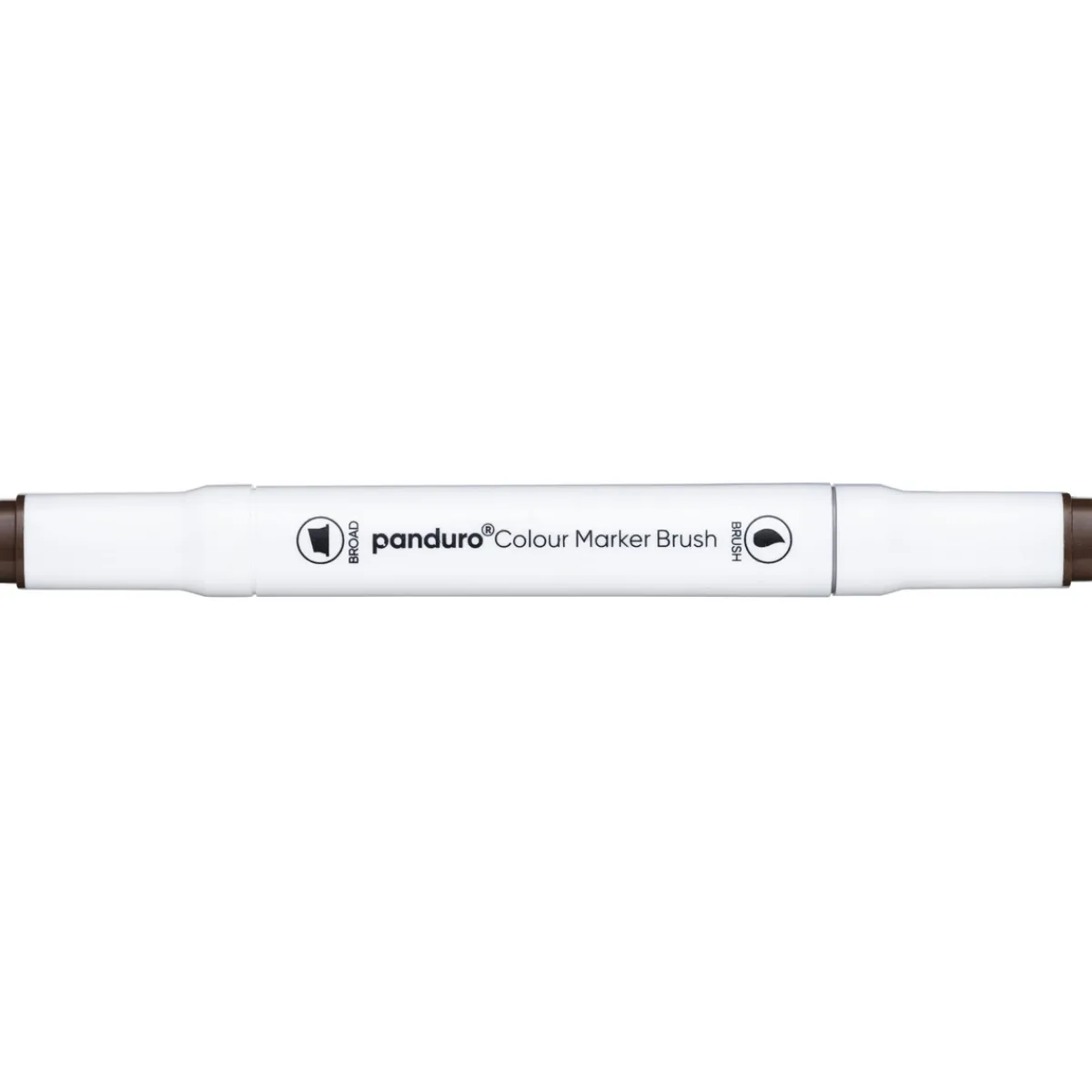 Panduro Colour Marker Brush, penselspets & snedskuren spets – Bronze 99