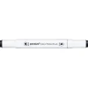 Panduro Colour Marker Brush, penselspets & snedskuren spets – Black 120