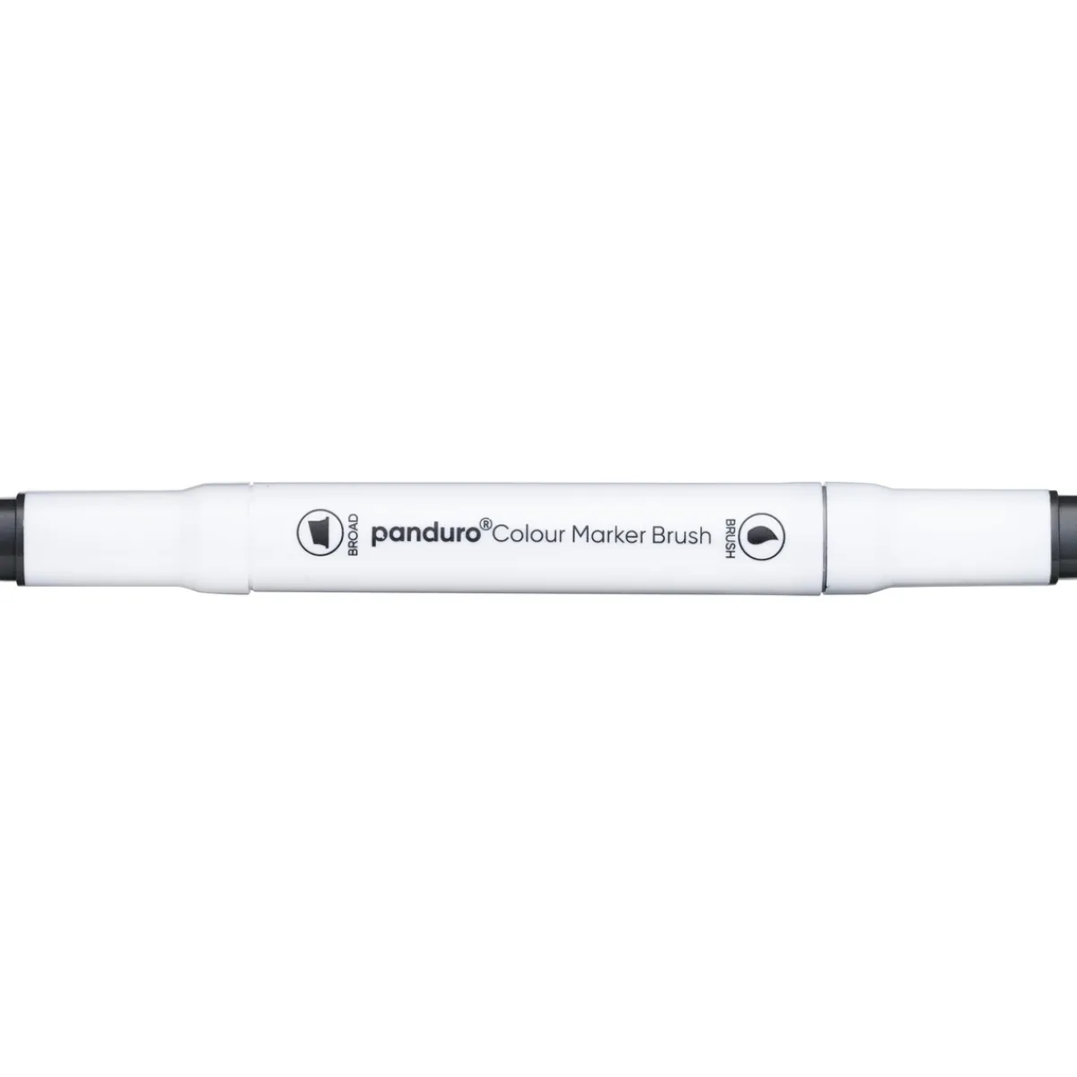 Panduro Colour Marker Brush, penselspets & snedskuren spets – Rose beige 97