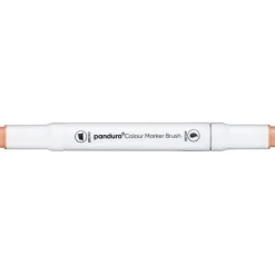Panduro Colour Marker Brush, penselspets & snedskuren spets – Cherry red / purple 5