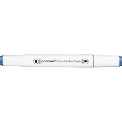 Panduro Colour Marker Brush, penselspets & snedskuren spets – Cobalt blue 71