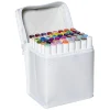 Panduro Colour Marker Brush 48 – twintip-markers med penselspets & snedskuren spets | Tuschpennor & Markers