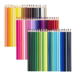Panduro Hobby Panduro färgpennor 72-pack, färgstarka vaxbaserade pennor