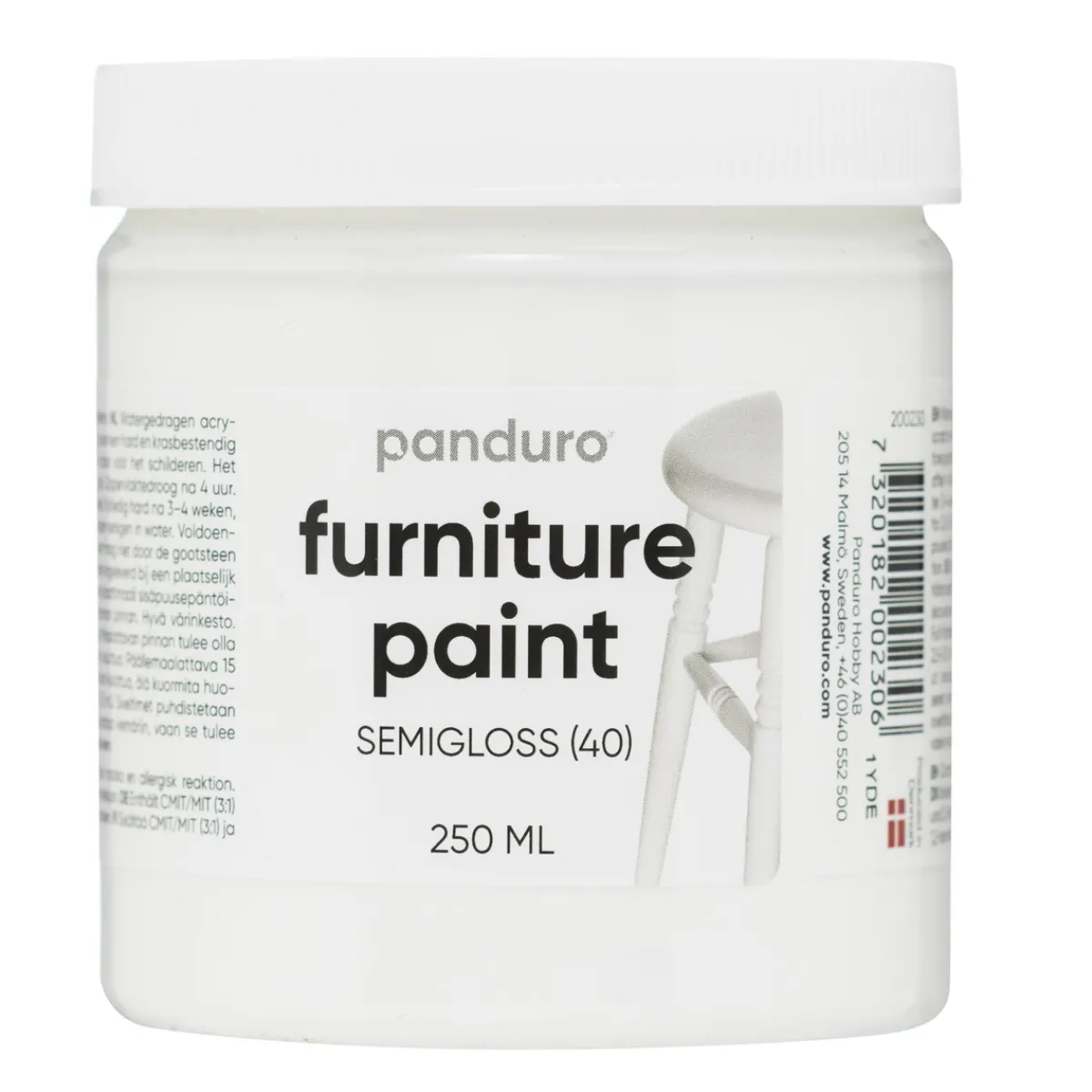 Panduro Furniture Paint möbelfärg, vit 250 ml | Möbelfärger Inomhus