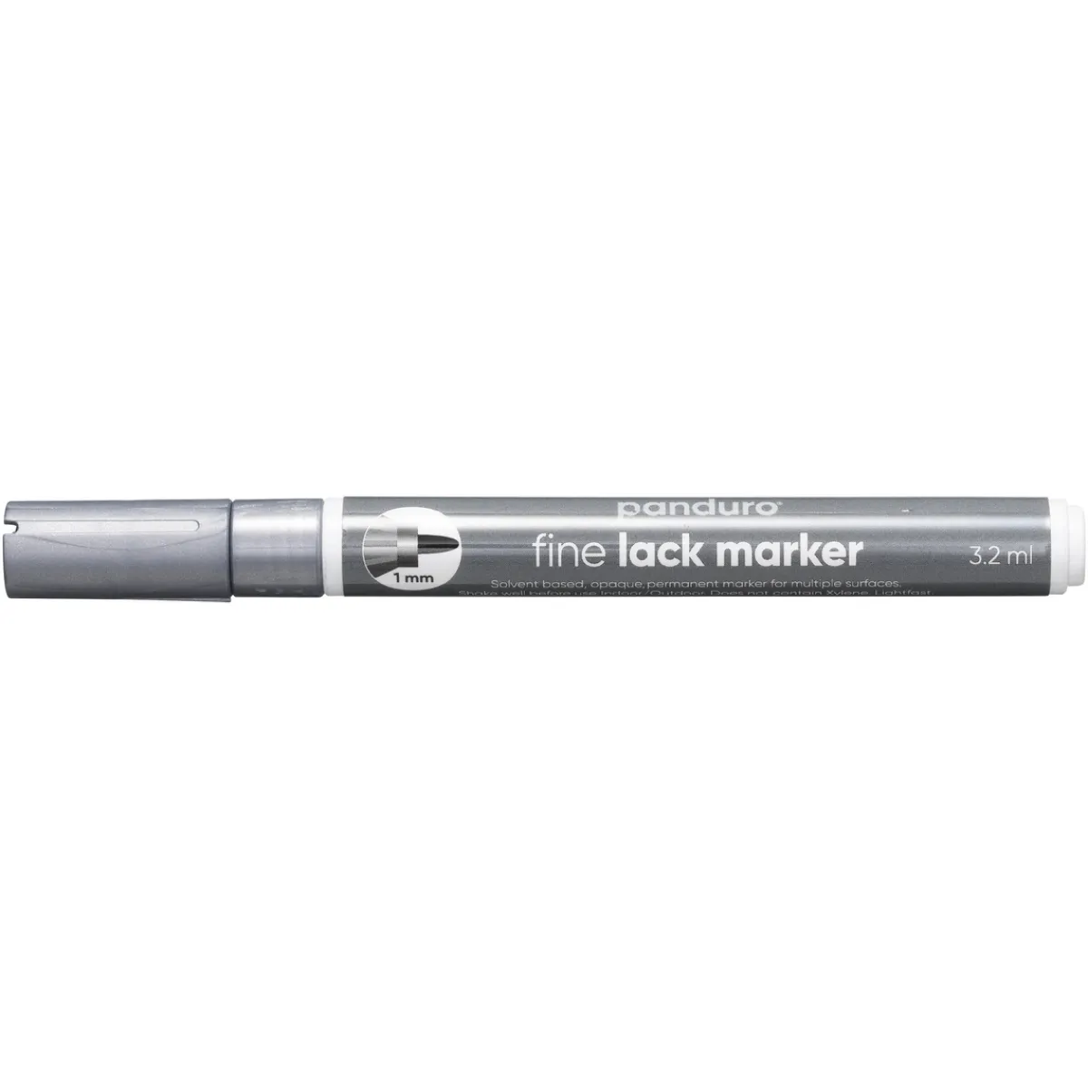 Panduro Hobby Panduro Lackpenna 1 mm silver