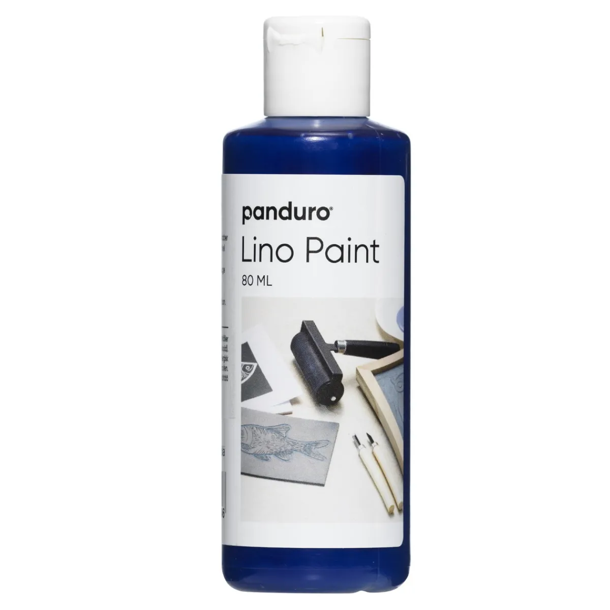 Panduro Hobby Panduro Lino Paint, vattenbaserad linoleumfärg, blå 80 ml | Linoleumfärg