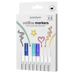 Panduro Hobby Panduro Outline markers 8st | Tuschpennor & Markers