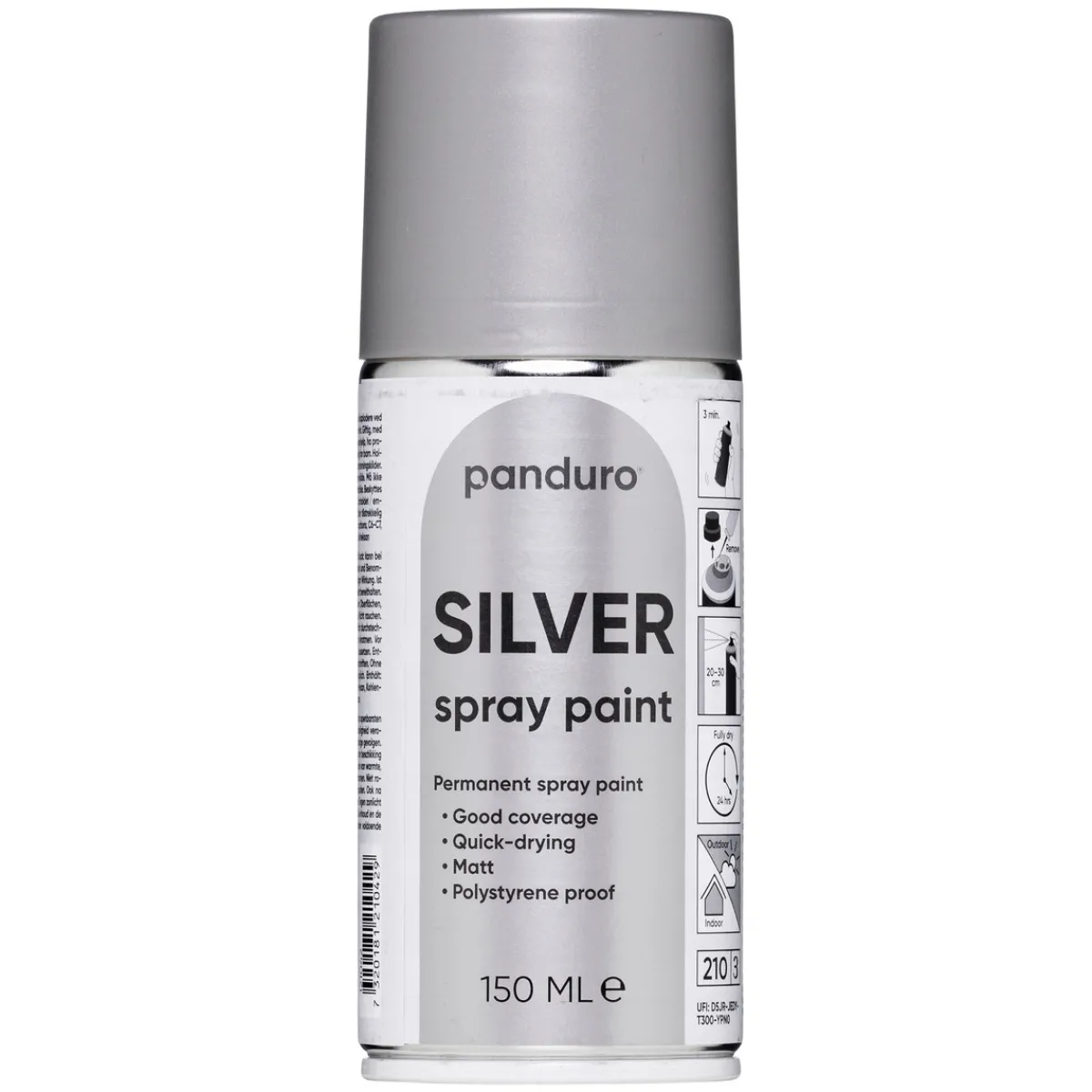 Panduro Hobby Panduro silverspray 150 ml – matt