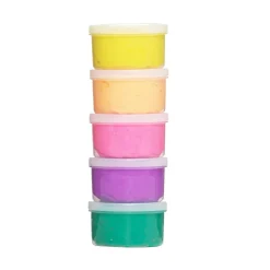 Panduro Dough Panduro Soft Dough 5-pack Happy, 5×28 gram leklera i pastellfärger | Barn Lufttorkande Lera