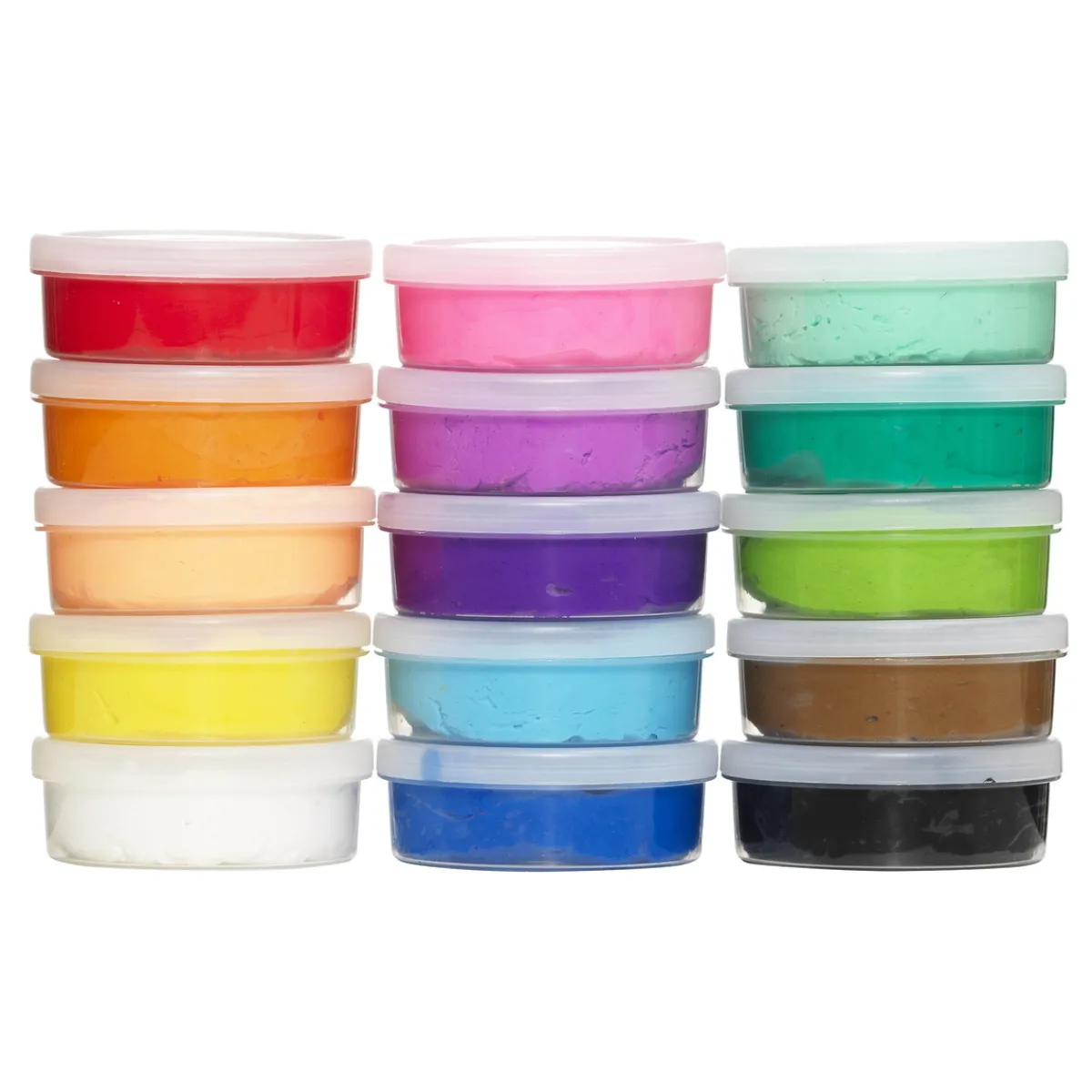 Panduro Dough Panduro Soft Dough 15-pack Party, 15×14 gram leklera i festliga färger! | Barn Lufttorkande Lera