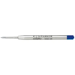 Parker Ballpoint refill blå, komplett färgpatron med ny spets
