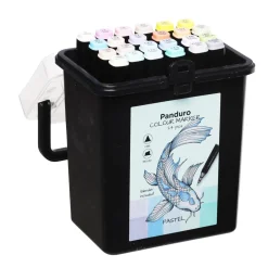 Panduro Colour Marker P. colour marker Pastel 24 | Tuschpennor & Markers