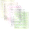 Panduro Hobby Pearl stickers big pack pastell – 1440 pärlstickers i 5 olika färger. Ø4 mm | Pearlstickers
