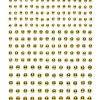Panduro Hobby Pearl stickers guld – 420 guldglänsande pärlstickers. Ø4, 5, 6 mm