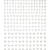 Panduro Hobby Pearl stickers vita – 420 vita / pärlemorskimrande pärlstickers. Ø4, 5, 6 mm