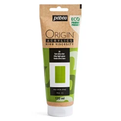 Pebeo Origin Acrylics akrylfärg 120 ml Olive light green 26 | Akrylfärger