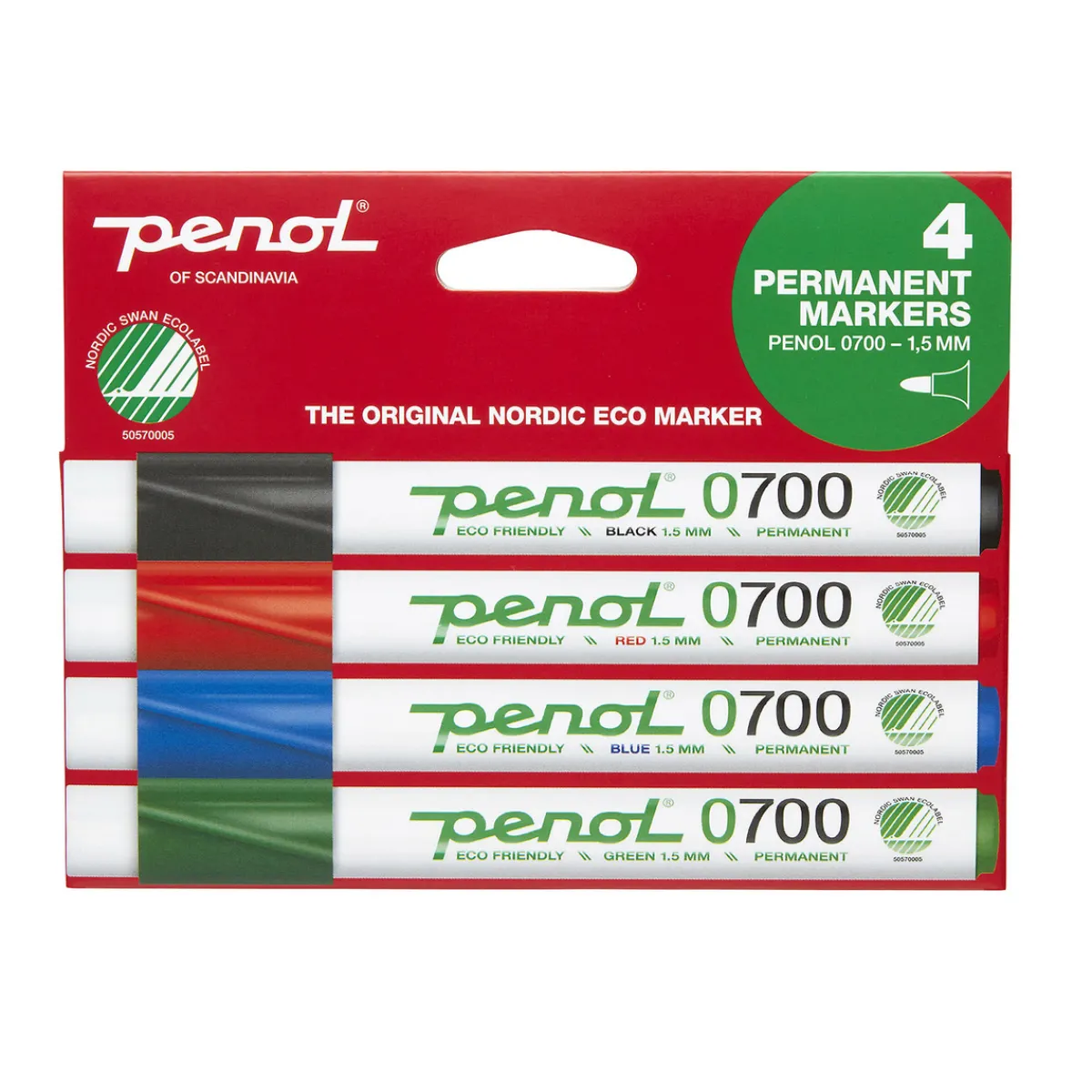 Penol Eco 0700 4-pack 1,5 mm | Märkpennor & Lackpennor