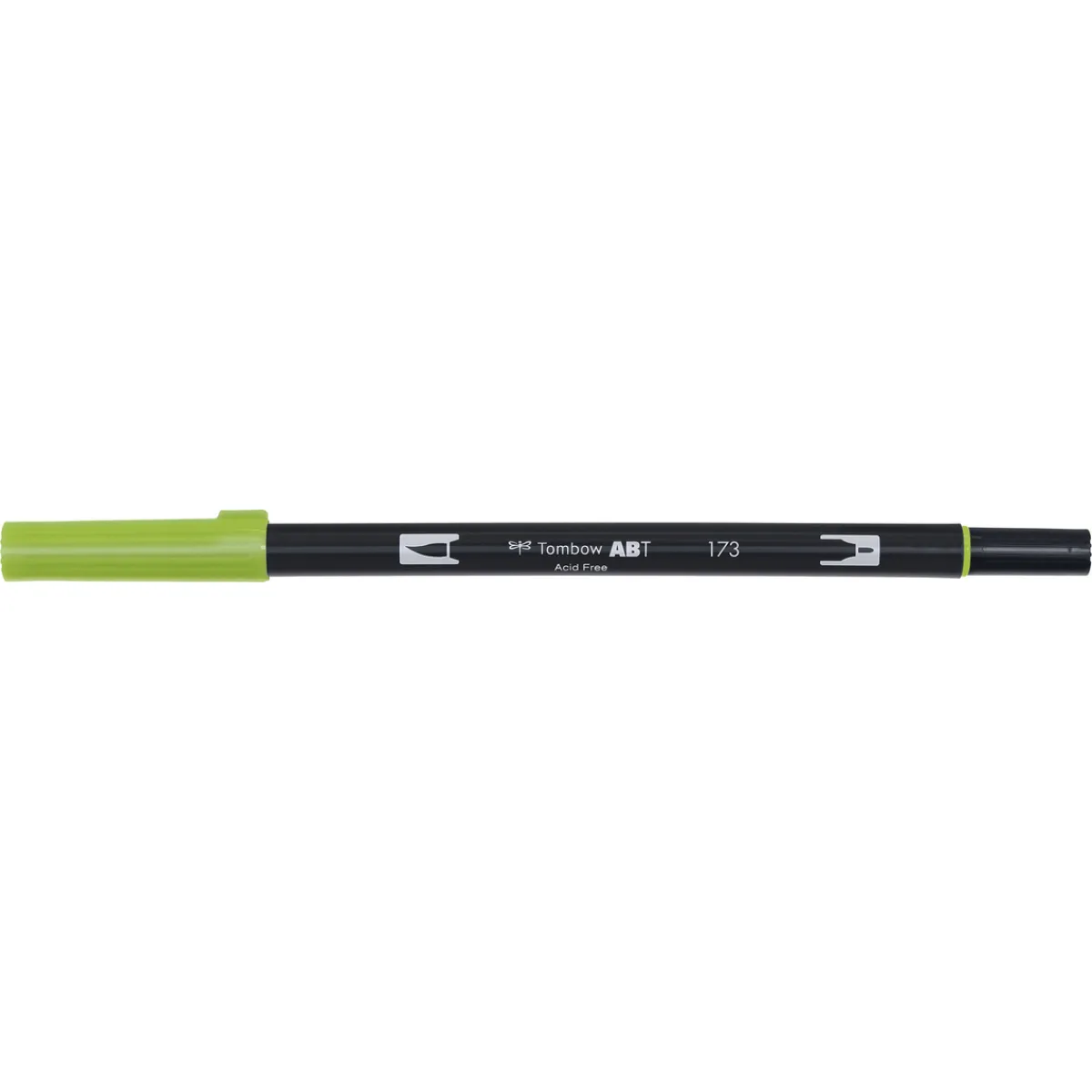 Tombow Penselpenna ABT Dual Brush Pen Willow Green 173 | Tuschpennor & Markers