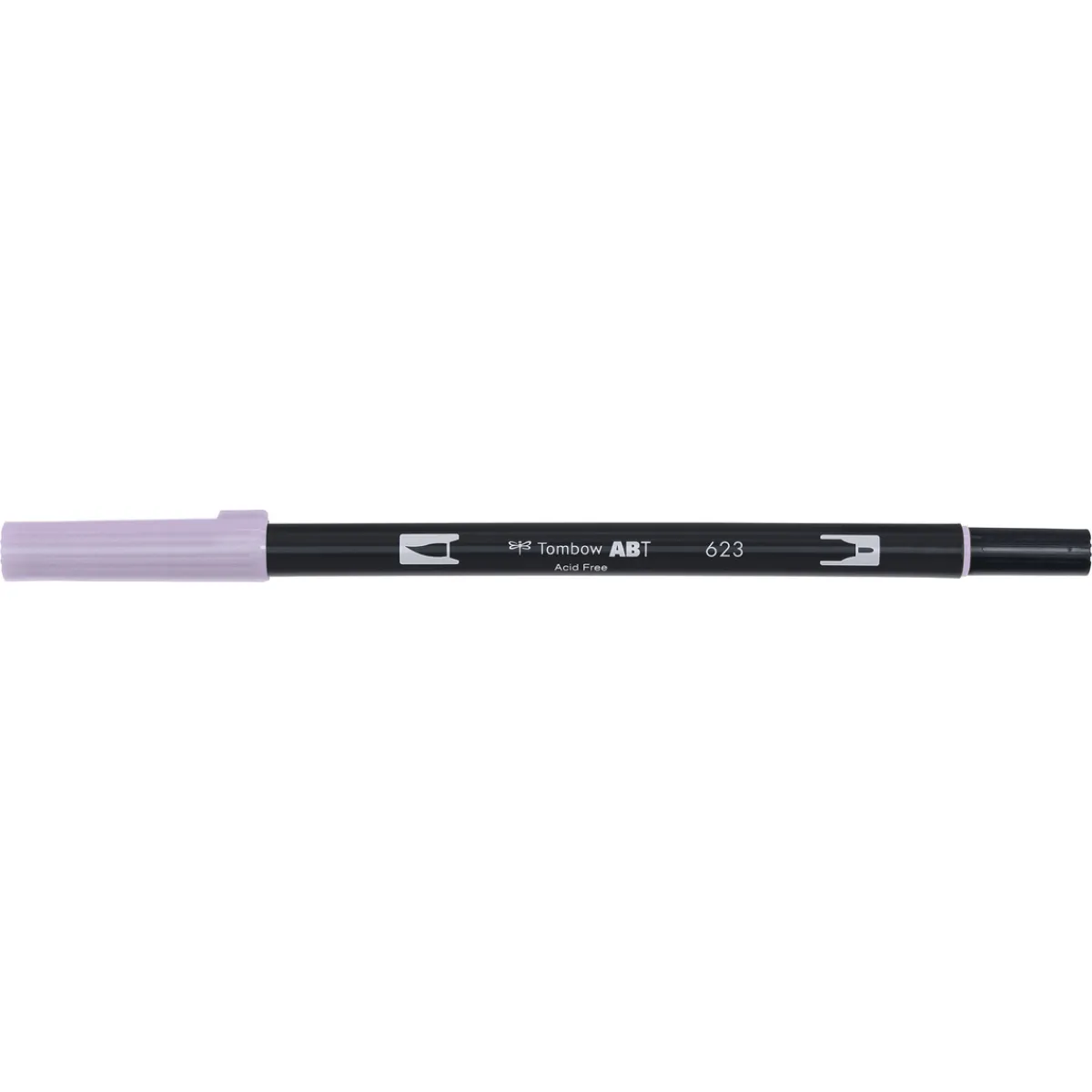 Tombow Penselpenna ABT Dual Brush Pen Purple Sage 623 | Tuschpennor & Markers