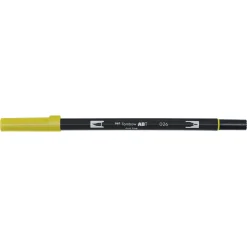 Tombow Penselpenna ABT Dual Brush Pen Gold Yellow 026 | Tuschpennor & Markers