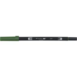 Tombow Penselpenna ABT Dual Brush Pen Hunter Green 249 | Tuschpennor & Markers