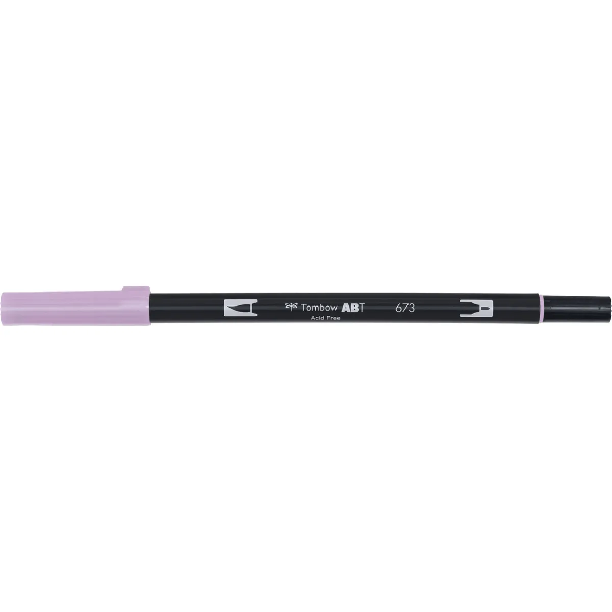 Tombow Penselpenna ABT Dual Brush Pen Orchid 673 | Tuschpennor & Markers