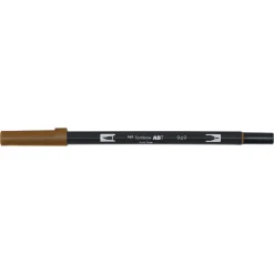 Tombow Penselpenna ABT Dual Brush Pen Chocolate 969 | Tuschpennor & Markers