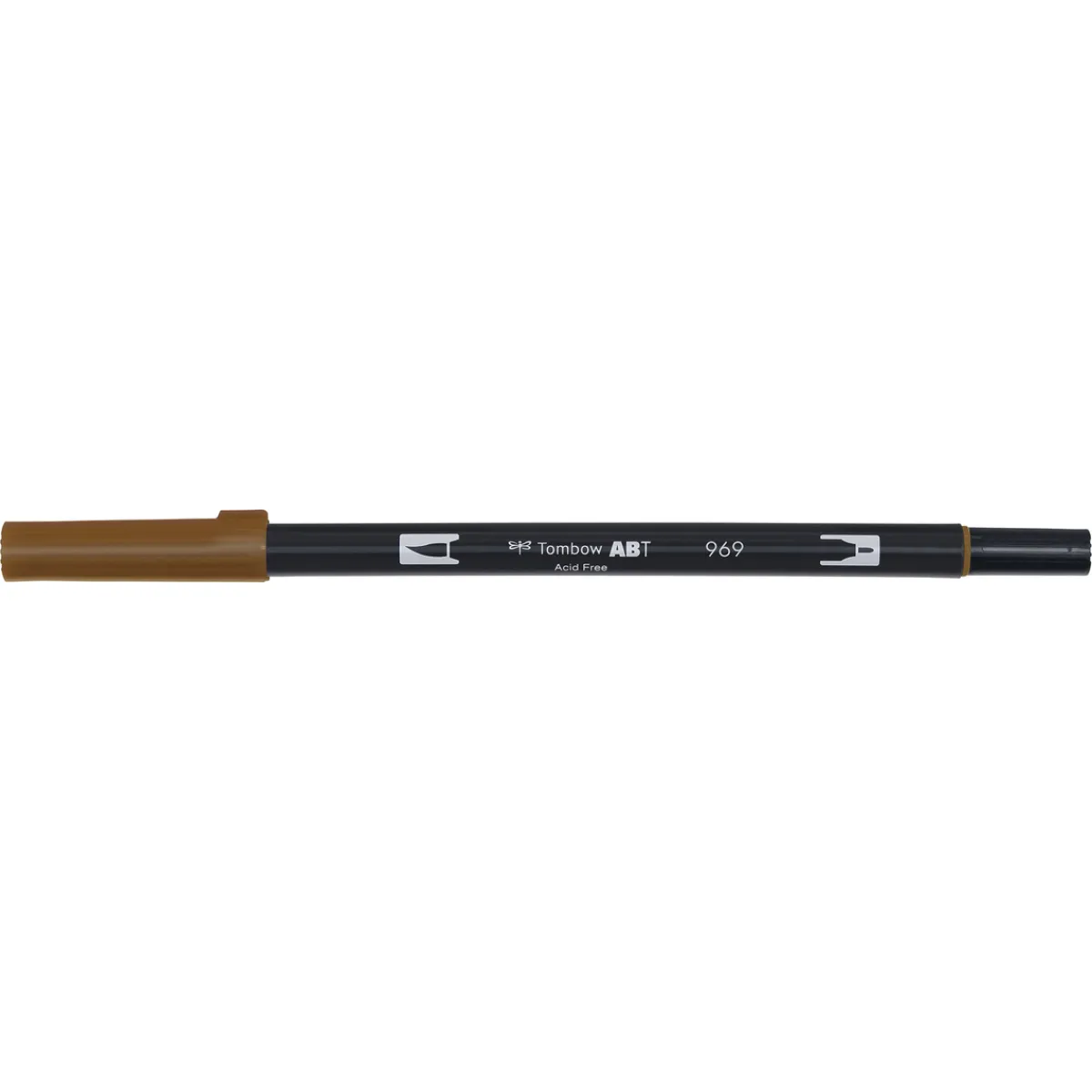Tombow Penselpenna ABT Dual Brush Pen Saddle Brown 977