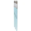 Panduro Hobby Penselset akvarellpenslar med syntetborst 3-pack stora, rund #8, 10, 12
