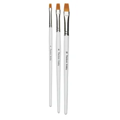 Panduro Hobby Penselset flat 3 st hobbyfärg