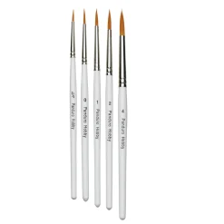 Panduro Hobby Penselset rund 5 st Hobbyfärg