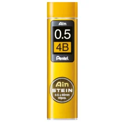 PENTEL blyertsstift refill – 0,5 mm 4B. Innehåller 40 stift. | Tillbehör & Refill